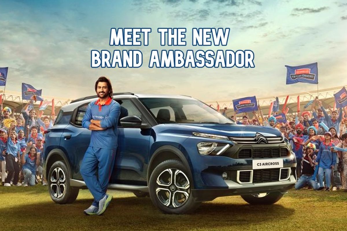MS Dhoni and Citroen MS Dhoni and Citroen