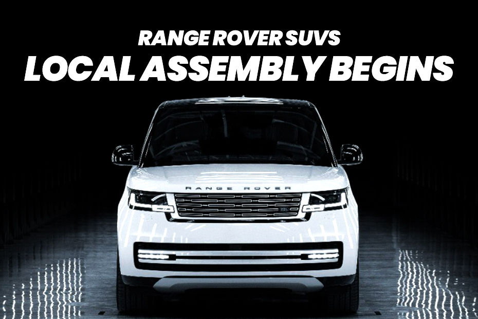 Range Rover SUVs Assebled in India