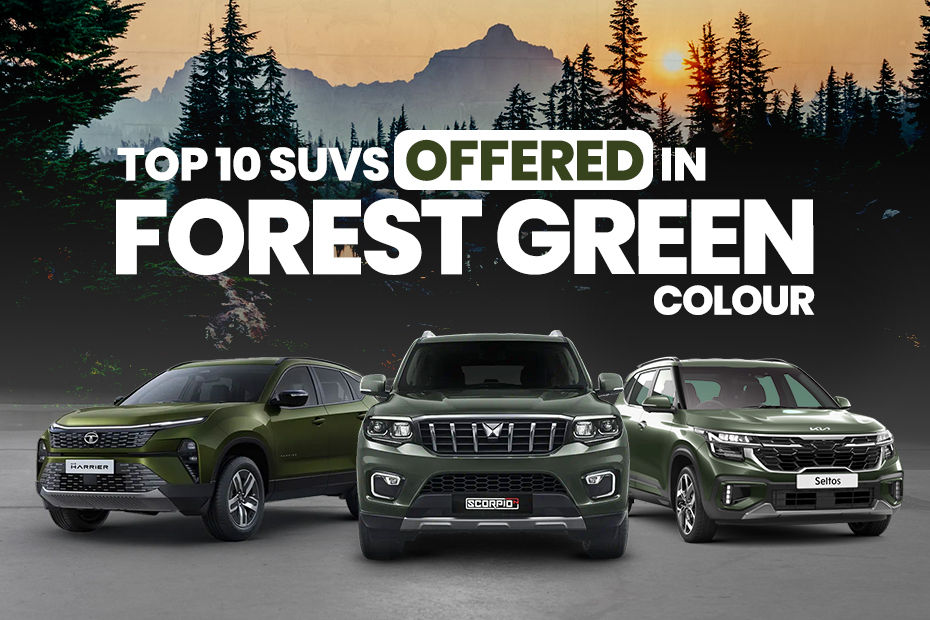SUVs with Forest Green Colour