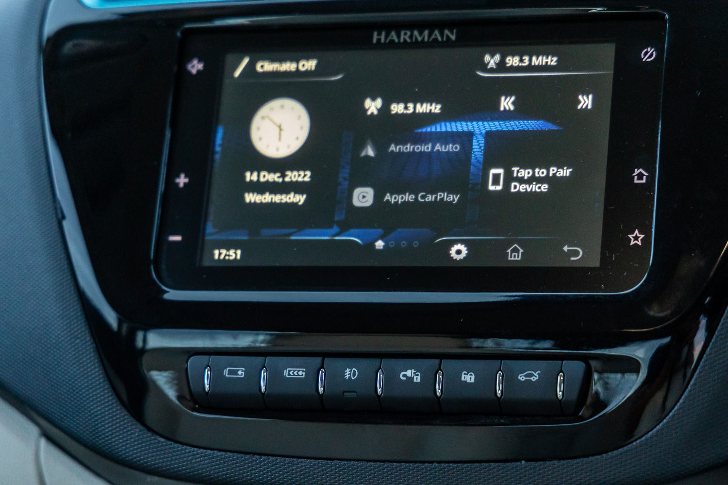 Tata Tiago EV Infotainment Touchscreen
