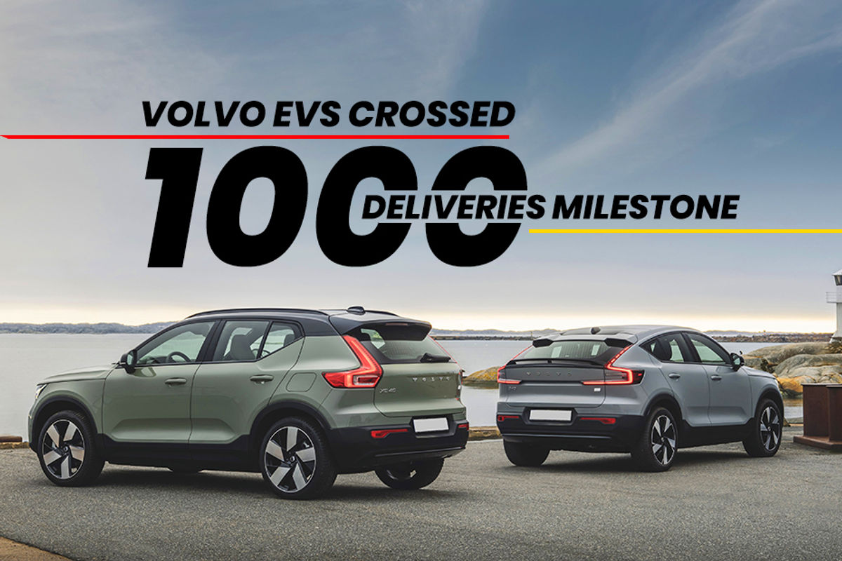 Volvo Crosses 1,000 EVs Sales In India
