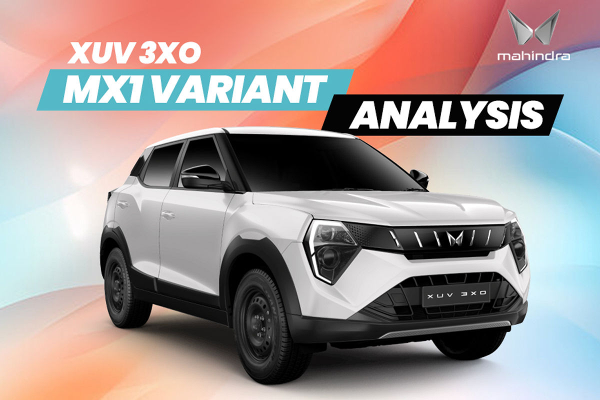 Mahindra XUV 3XO MX1 variant explained Mahindra XUV 3XO MX1 variant explained
