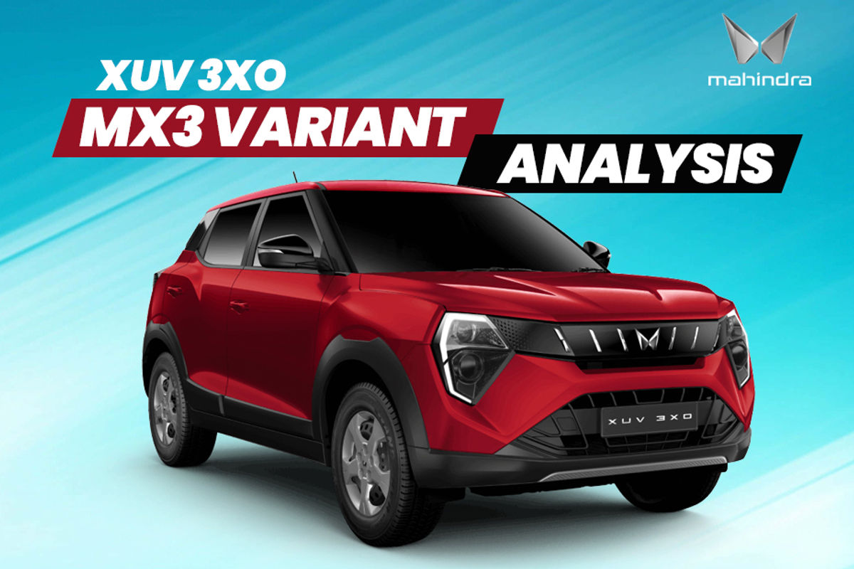 Mahindra XUV 3XO MX3/ MX3 Pro variant explained Mahindra XUV 3XO MX3/ MX3 Pro variant explained