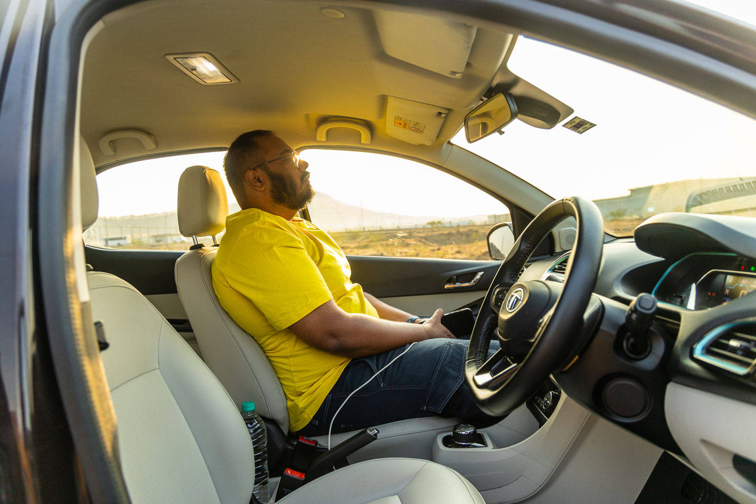 Tiago EV front seat