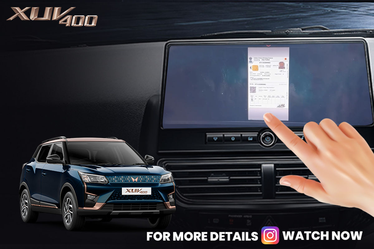 Mahindra XUV400 infotainment unit Mahindra XUV400 infotainment unit