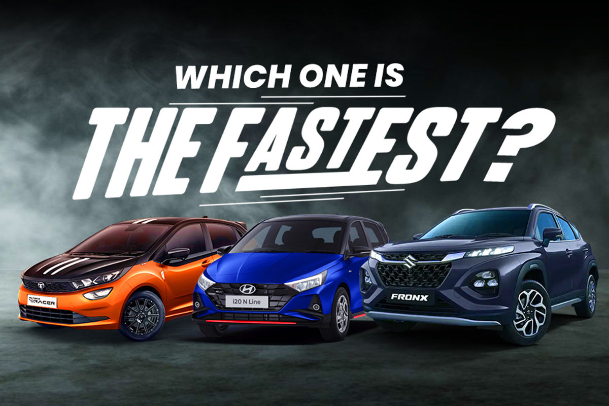 Tata Altroz Racer vs Hyundai i20 N Line vs Maruti Fronx: Lap Time Results Tata Altroz Racer vs Hyundai i20 N Line vs Maruti Fronx: Lap Time Results
