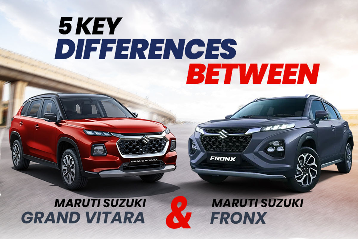 Maruti Grand Vitara vs Maruti Fronx : 5 Key differences 