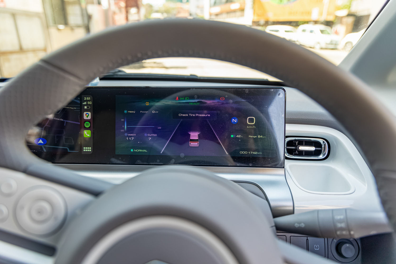 MG Comet EV Digital Driver's Display