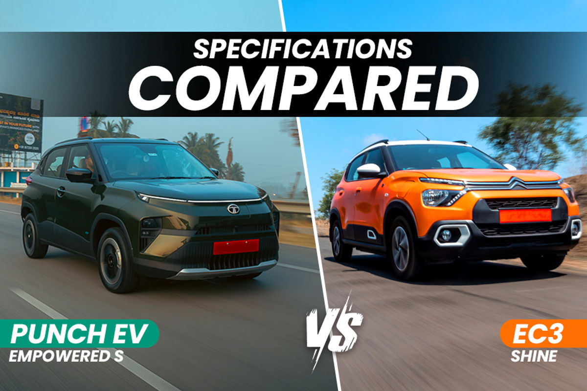 Tata Punch EV vs Citroen eC3 Tata Punch EV vs Citroen eC3