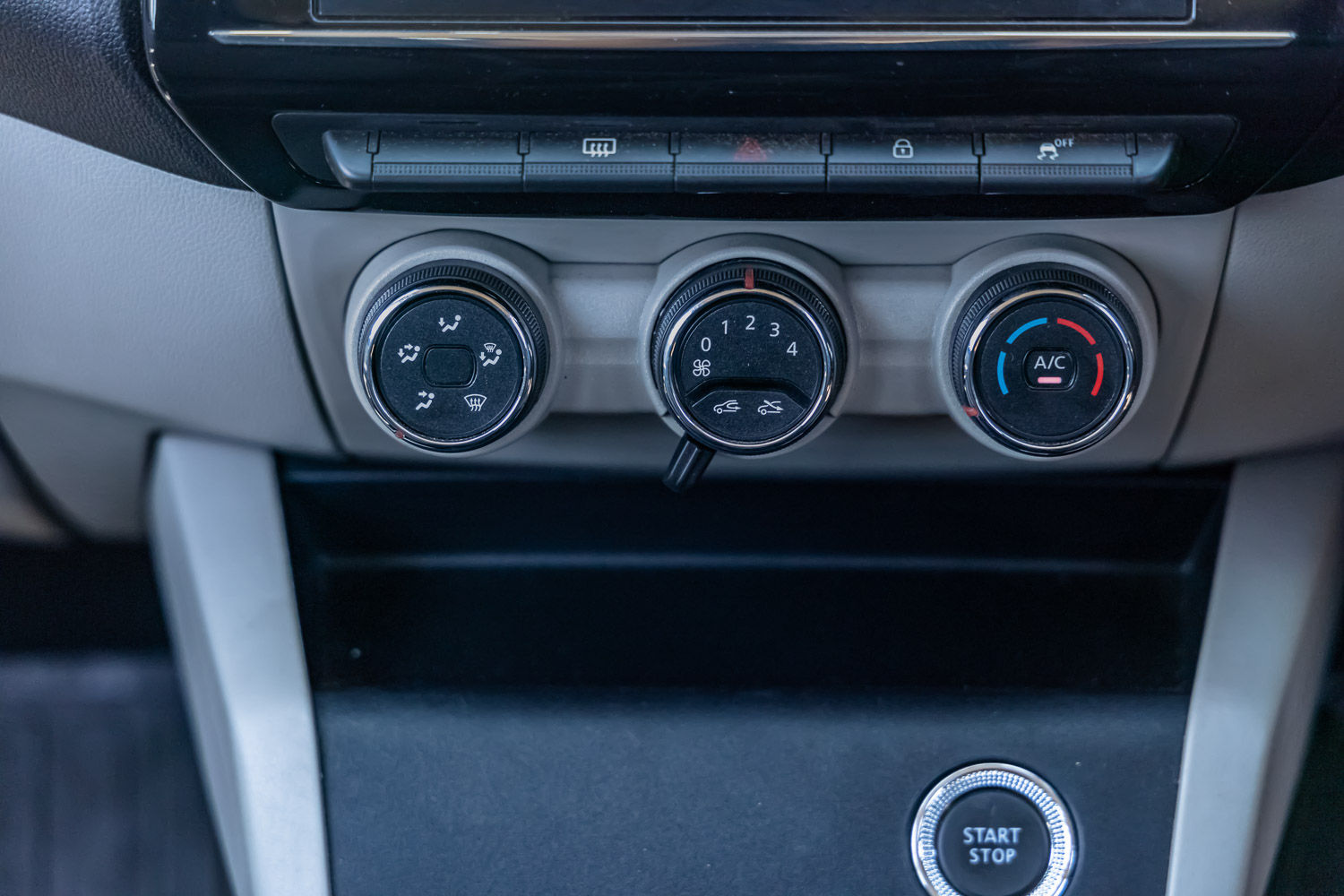 Renault Triber Climate Control Buttons