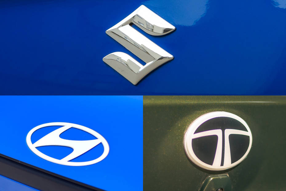 Maruti, Hyundai, and Tata logo