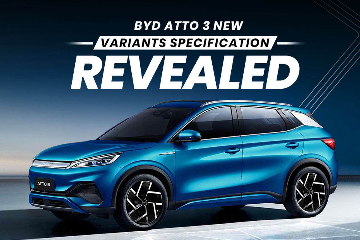 BYD Atto 3 Lower-end Variants Details Revealed