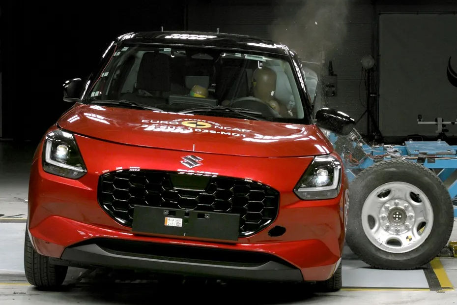 2024 Maruti Swift crash tested by Euro NCAP