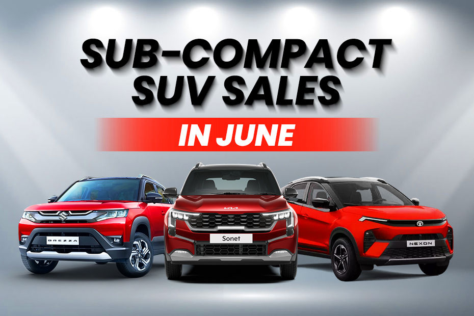 Sub-compact SUVs June 2024 Sales