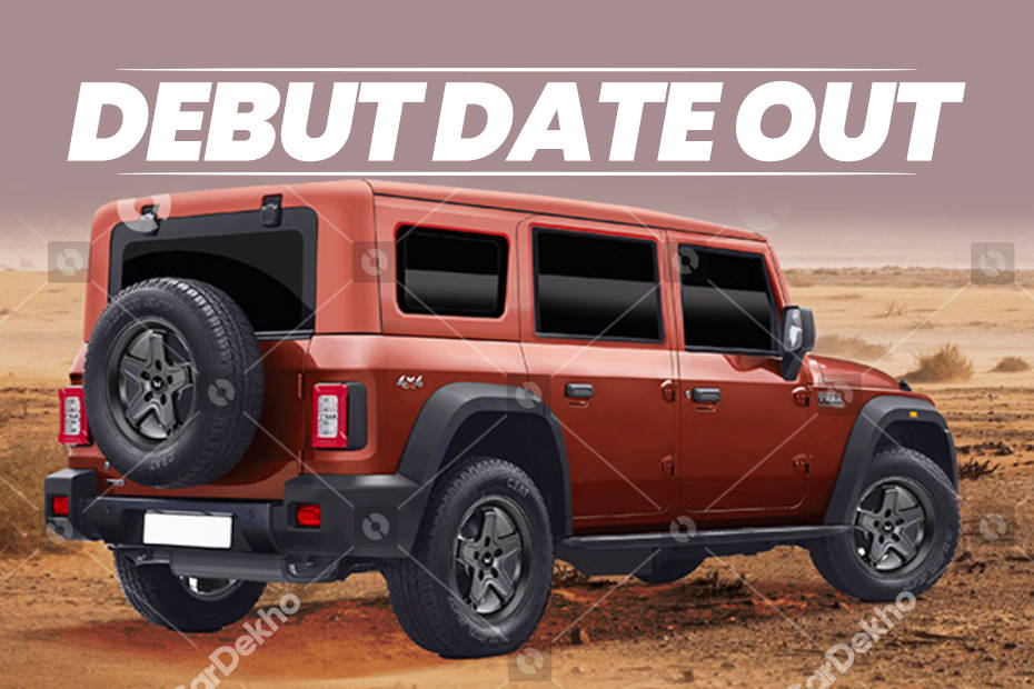 Mahindra Thar 5-door debut on August 15