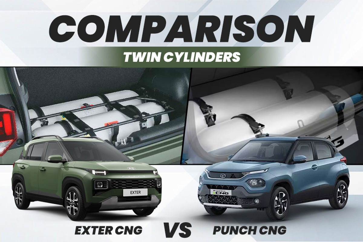 2024 Hyundai Exter CNG vs Tata Punch CNG 2024 Hyundai Exter CNG vs Tata Punch CNG