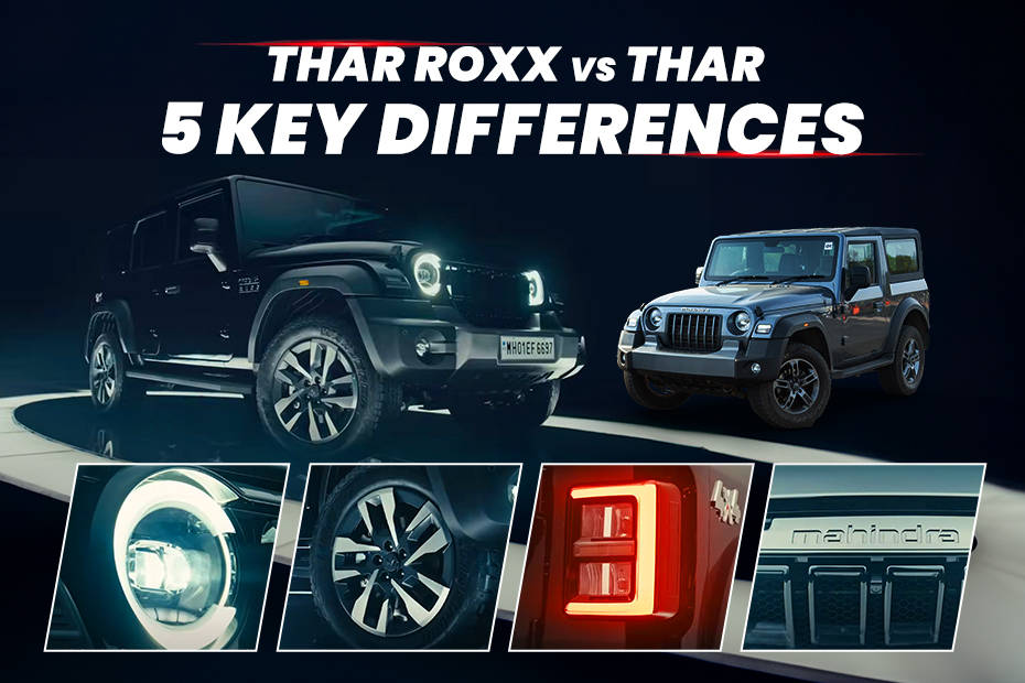 Mahindra Thar Roxx vs Mahindra Thar: 5 key differences