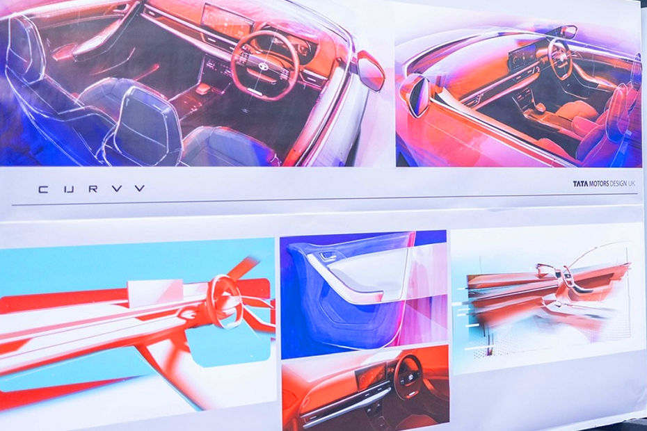 Tata Curvv interior design teased Tata Curvv interior design teased