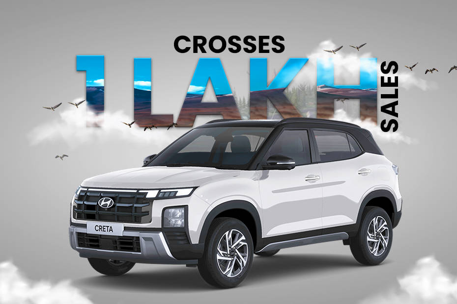 Hyundai Creta 1 lakh sales milestone