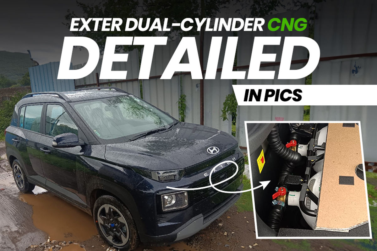 Hyundai Exter Dual-cylinder CNG Variant