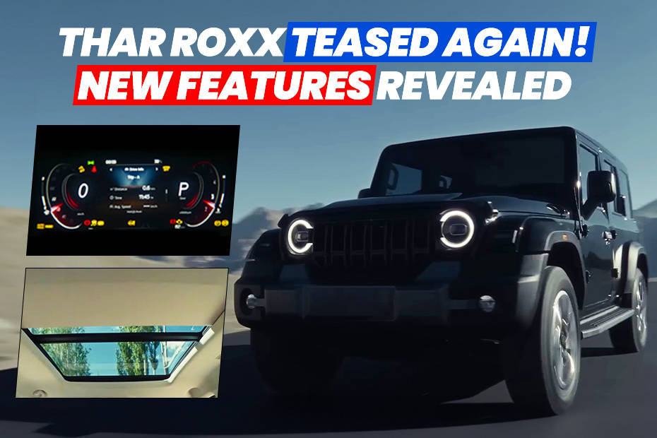 Mahindra Thar Roxx's Interior Teased