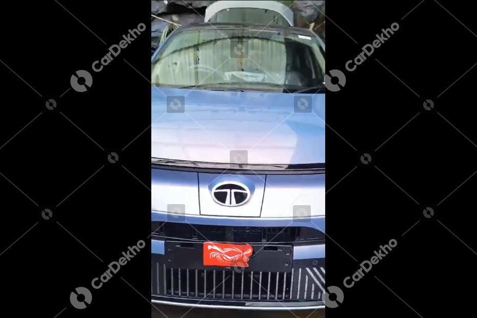 Tata Curvv EV LEDTata Curvv EV ADAS sensor on windshield headlights Tata Curvv EV ADAS sensor on windshield