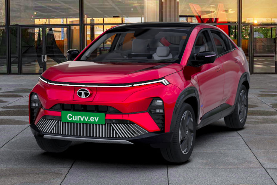 Tata Curvv EV Flame Red Tata Curvv EV Flame Red