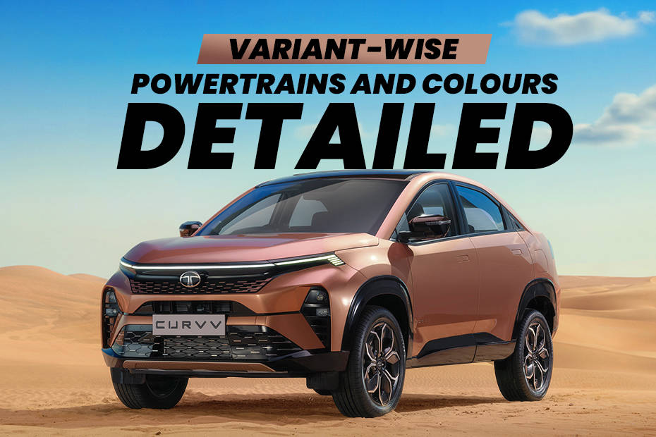 Tata Curvv variant-wise colour options and powertrain details