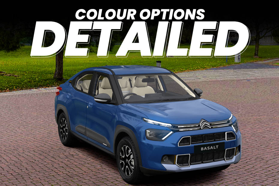 Citroen Basalt Colour Options Detailed