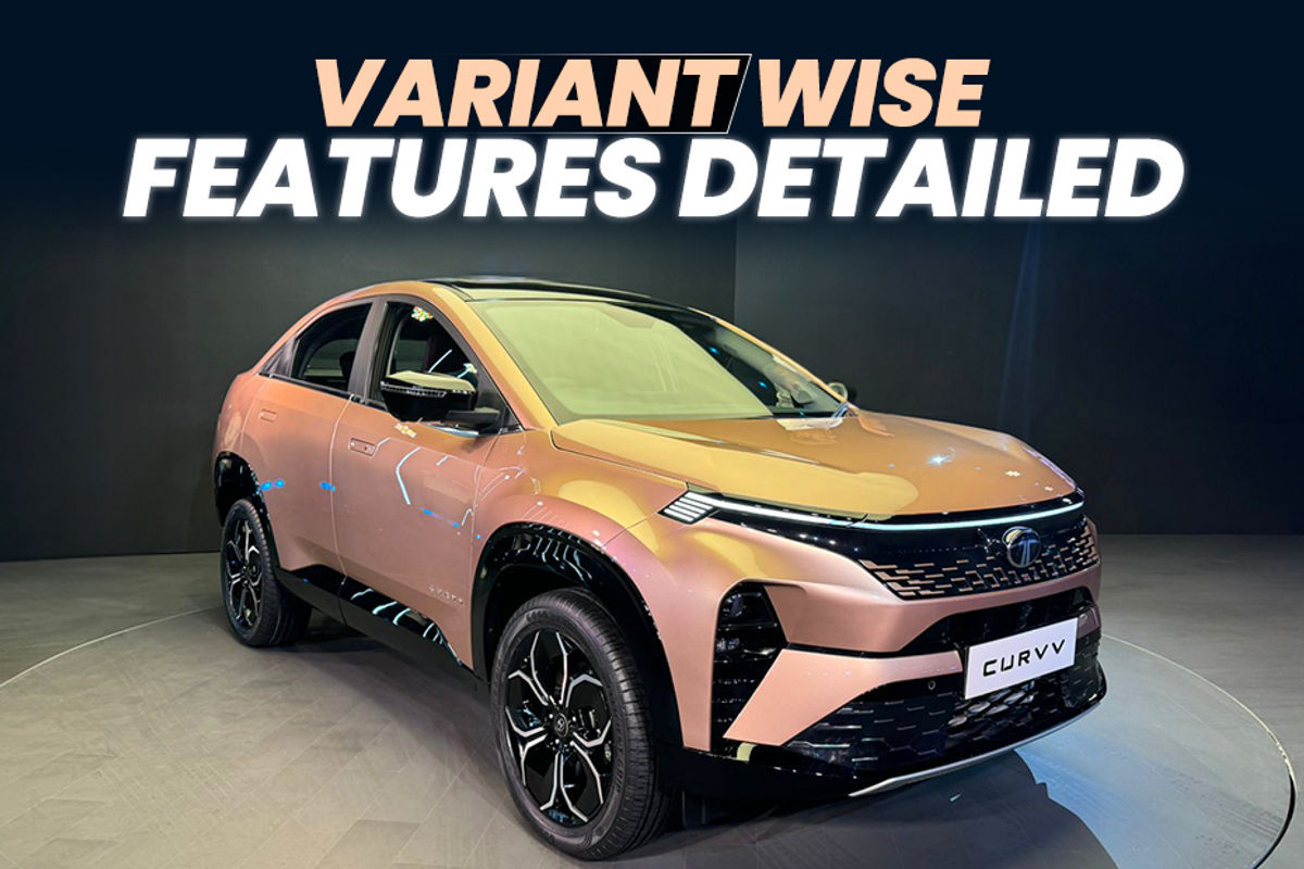 Tata Curvv variant-wise features explained Tata Curvv variant-wise features explained