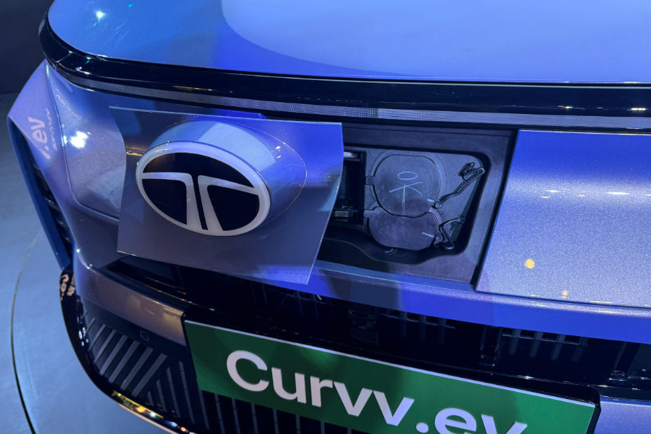 Tata Curvv EV Charging Flap Tata Curvv EV Charging Flap