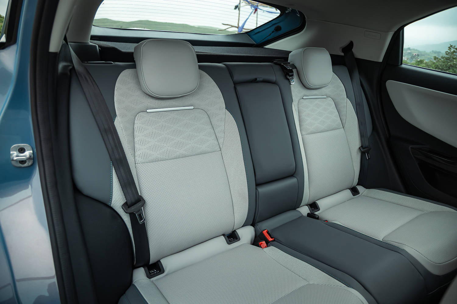 Tata Curvv EV rear seat