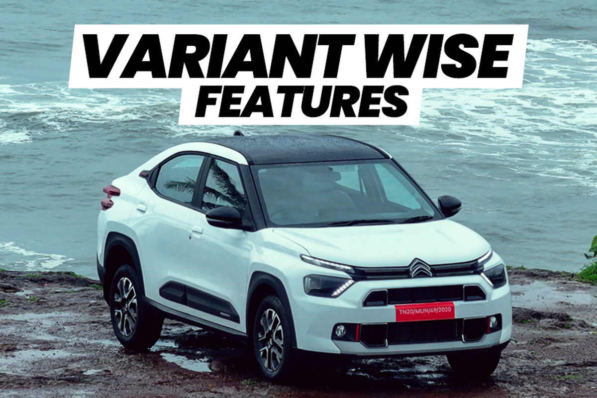 Citroen Basalt Variant-wise Features Citroen Basalt Variant-wise Features
