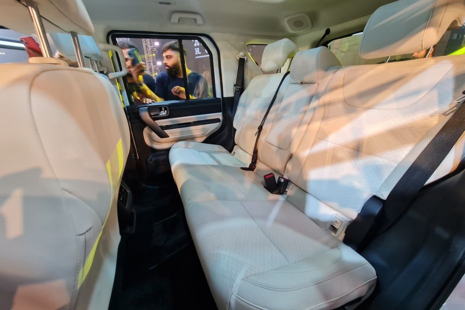 Thar Roxx rear seats