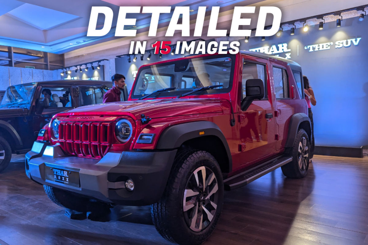 5-door Mahindra Thar Roxx Detailed In Images