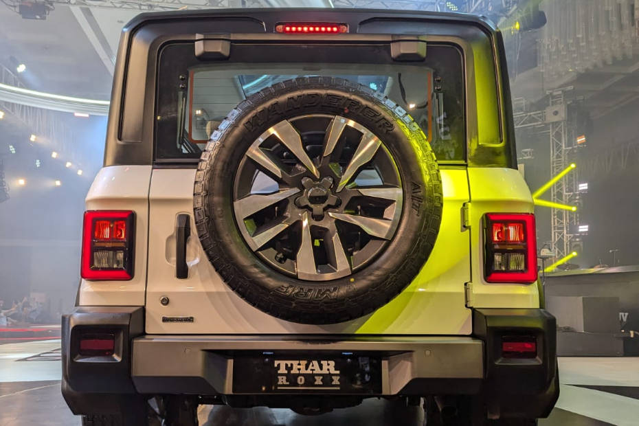 Mahindra Thar Roxx Rear Mahindra Thar Roxx Rear