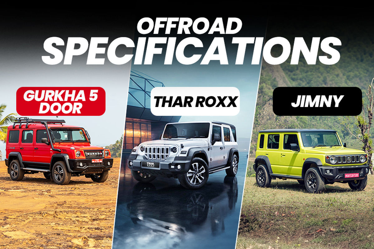 Mahindra Thar Roxx, Force Gurkha 5-door, Maruti Jimny Mahindra Thar Roxx, Force Gurkha 5-door, Maruti Jimny