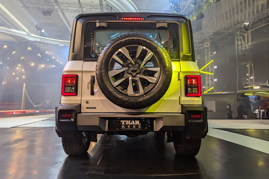 Mahindra Thar Roxx Rear Mahindra Thar Roxx Rear