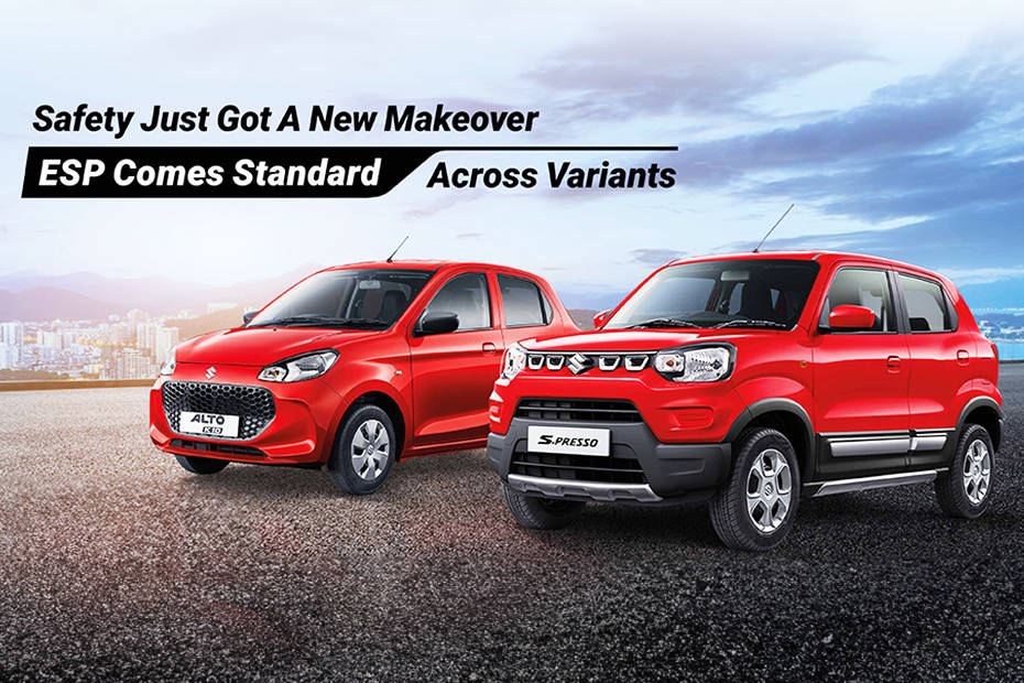 Maruti Alto K10 and S-Presso now get ESP as standard