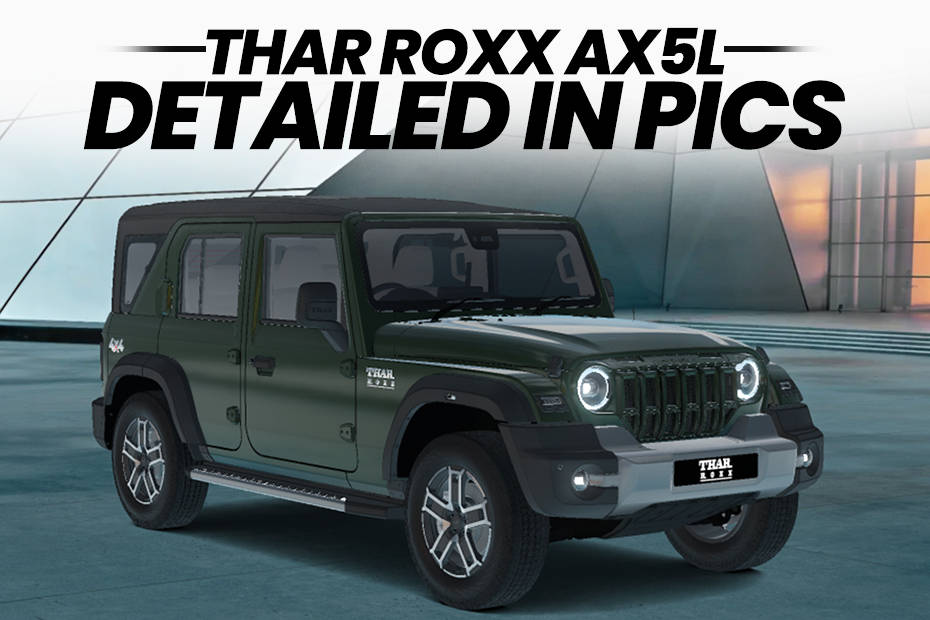 Mahindra Thar Roxx AX5L variant explained in 10 images