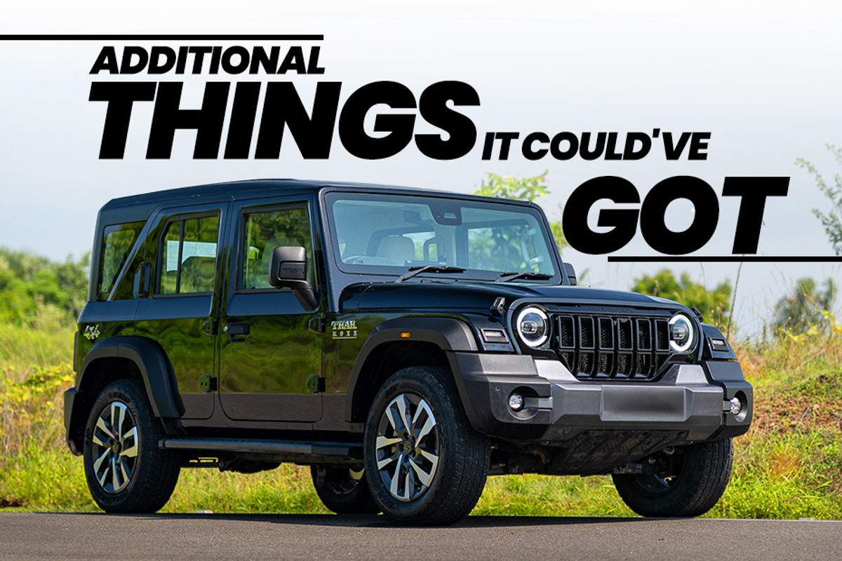 Mahindra Thar Roxx: things it does not get Mahindra Thar Roxx: things it does not get