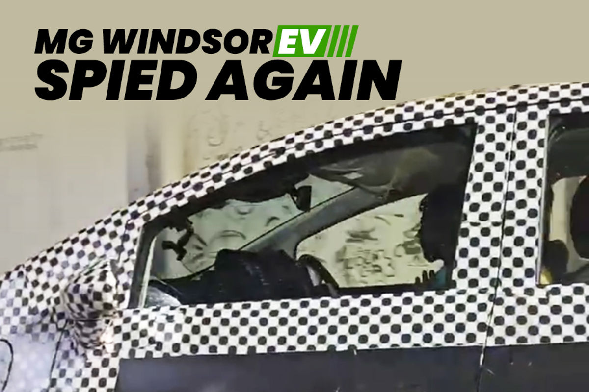 MG Windsor EV spied with a Wuling Cloud EV-like touchscreen