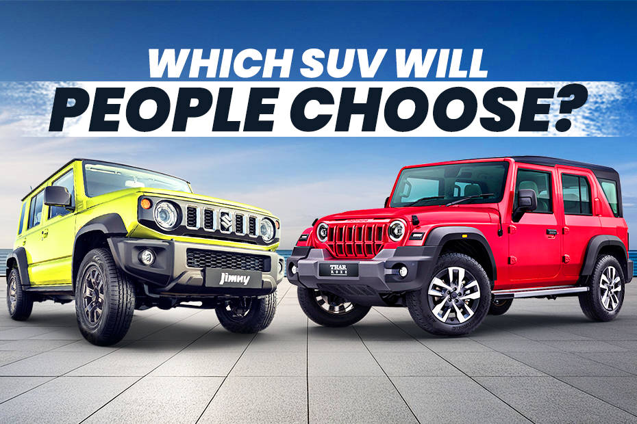 Mahindra Thar Roxx vs Maruti Jimny: What Do CarDekho Instagram Followers Choose