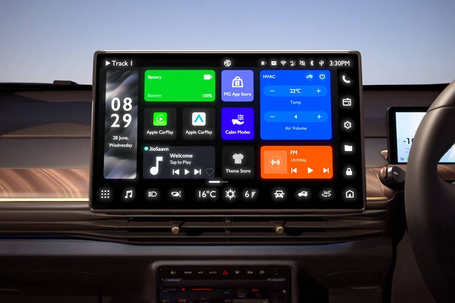 MG Windsor EV 15.6-inch Touchscreen system 