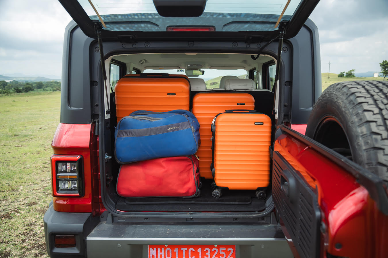 5 Door Mahindra Thar Roxx Boot Space