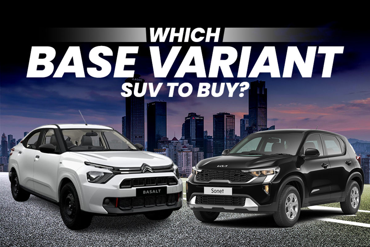 Citroen Basalt You vs Kia Sonet HTE Citroen Basalt You vs Kia Sonet HTE