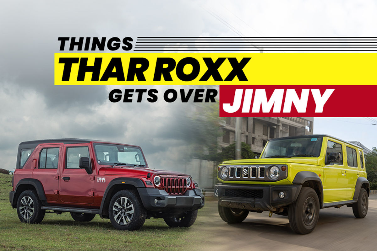 Things Mahindra Thar Roxx gets over Maruti Jimny
