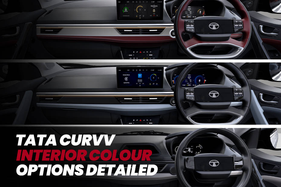 Tata Curvv variant-wise interior colour options detailed