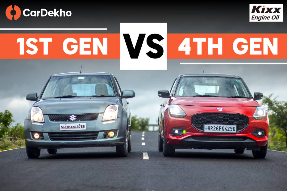 Maruti Swift Evolution: 1st Generation vs 4th Generation