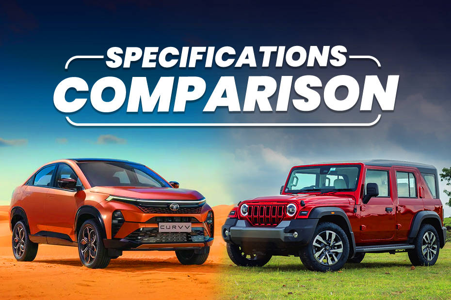 Tata Curvv vs Mahindra Thar Roxx: Specifications Compared